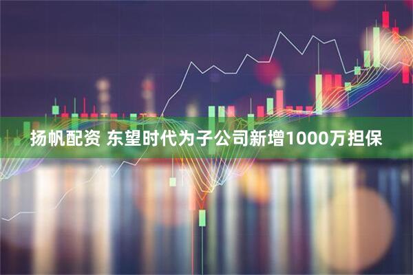扬帆配资 东望时代为子公司新增1000万担保